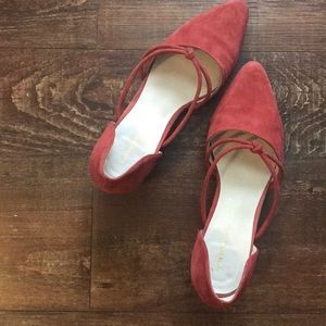 Intentionally Blank heels, rose